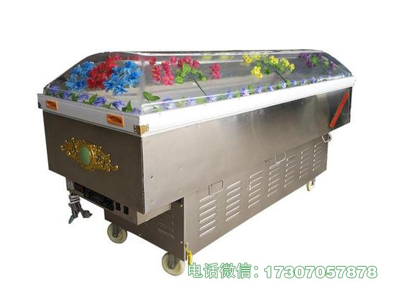 桥东灵堂水晶棺