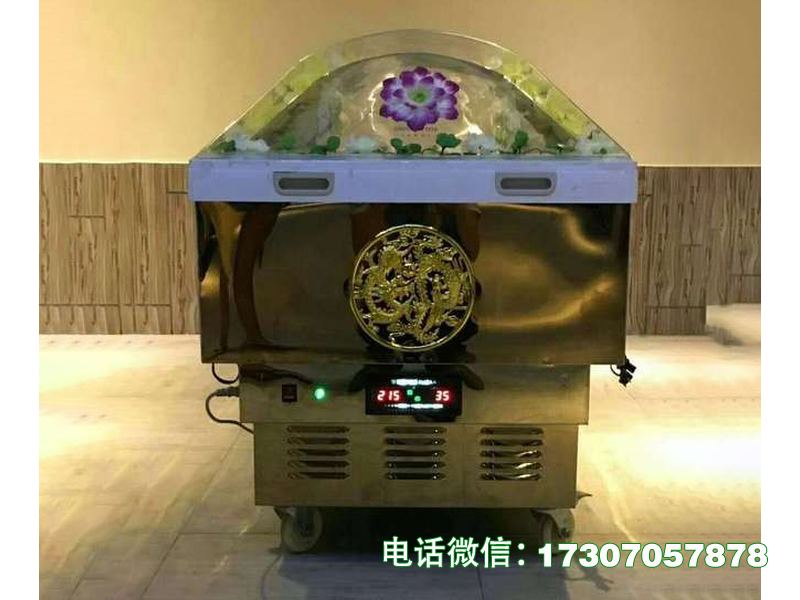 桥西灵堂瞻仰冰棺