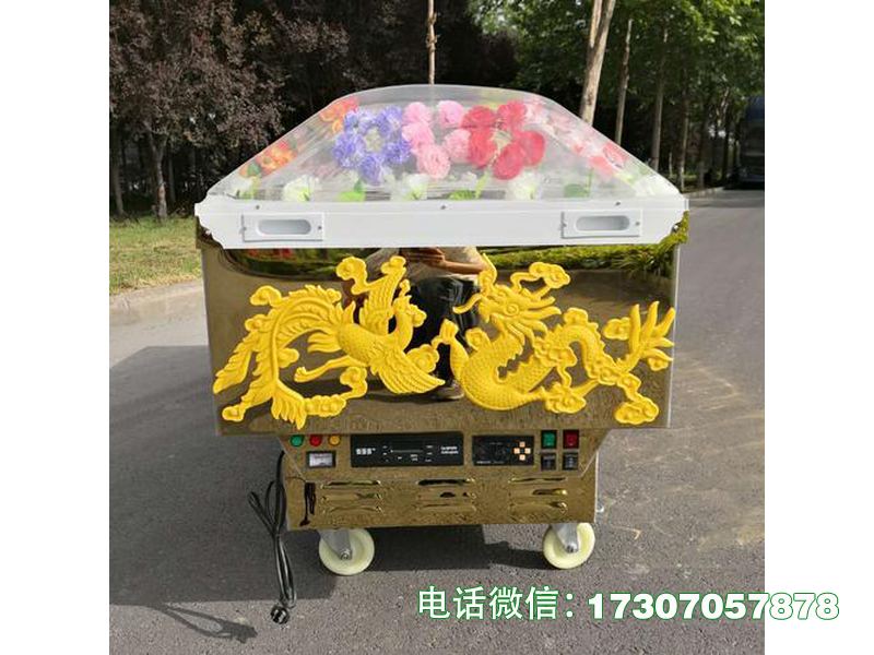 武强火葬场瞻仰冰棺