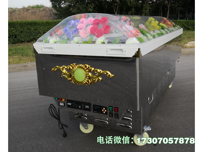 桥西火葬场低温冰棺材