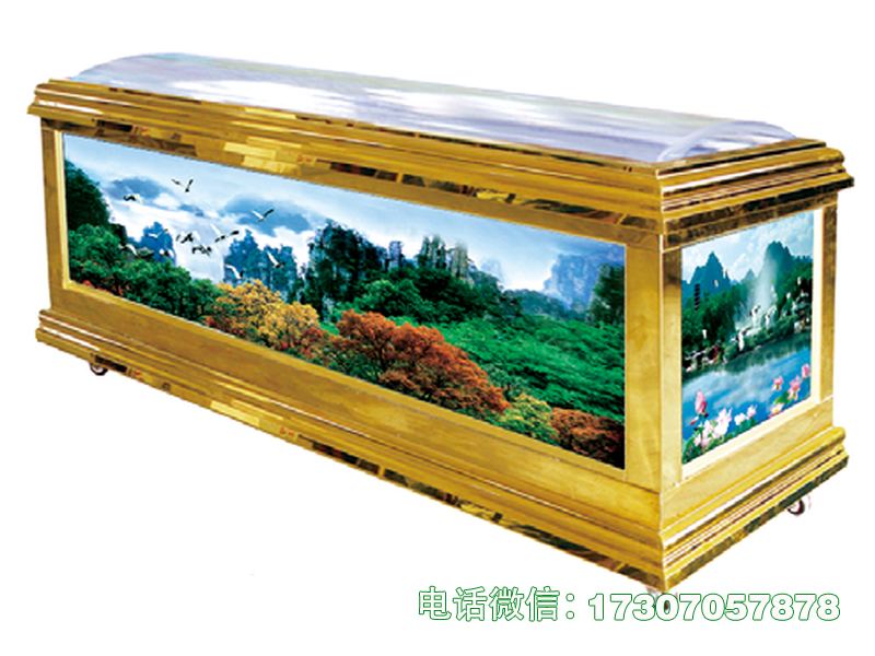 桃城侧开门豪华水晶棺