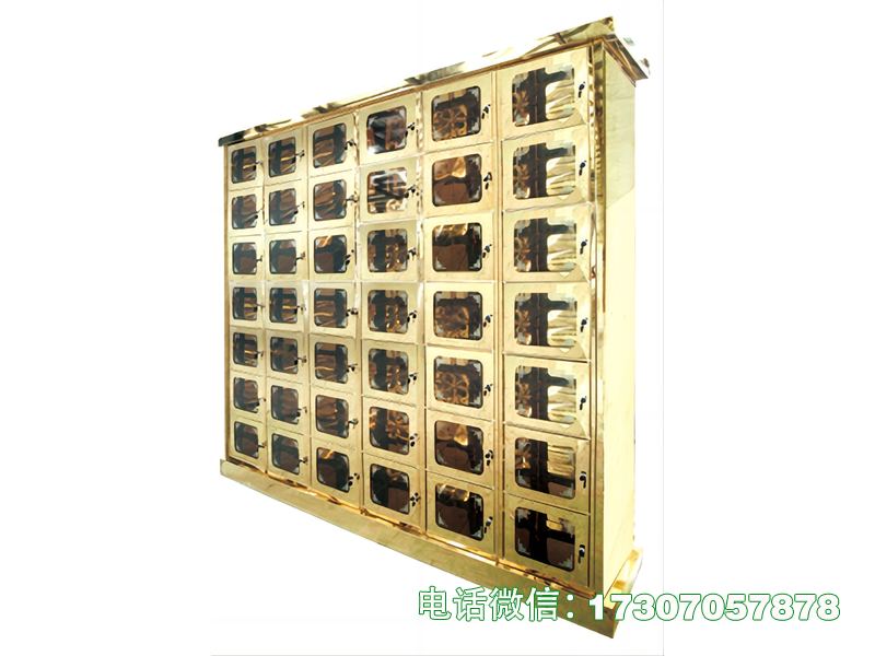 桥西钛金骨灰存放柜