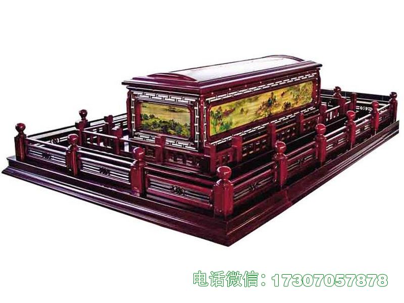 桥西豪华实木告别台