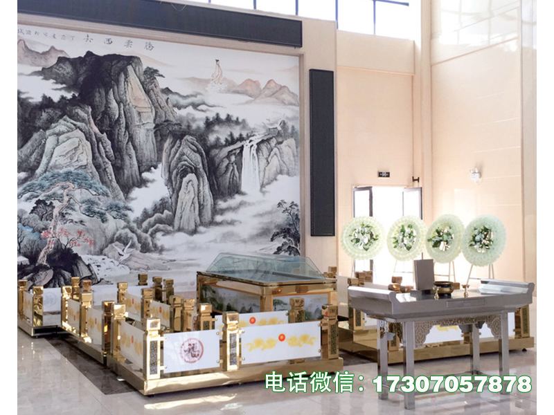 钦北遗体告别瞻仰台